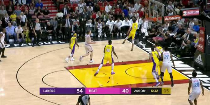 VIDEO : Cuplikan Pertandingan NBA, Lakers 131 vs Heat 113