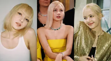 Gaya Lisa BLACKPINK Makin Cantik dengan Rambut Blonde