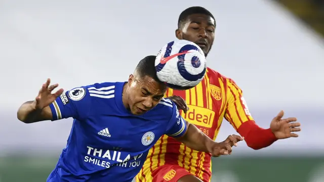 FOTO: Menang 3-0 atas West Brom, Leicester City Mantap di Tiga Besar - Youri Tielemans; Ainsley Maitland-Niles