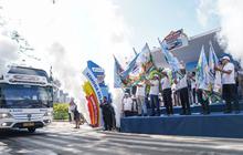 Pertamina Patra Niaga Berangkatkan Mitra Ojol Mudik Gratis, Ada ke Semarang Hingga Surabaya