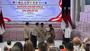 Prabowo Ungkap Rp 52 Triliun Sudah Diselamatkan dari Penertiban Kawasan Hutan