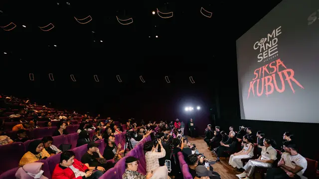 Momen Konferensi Pers Trailer SIksa Kubur. (Source: Come And See Picture)