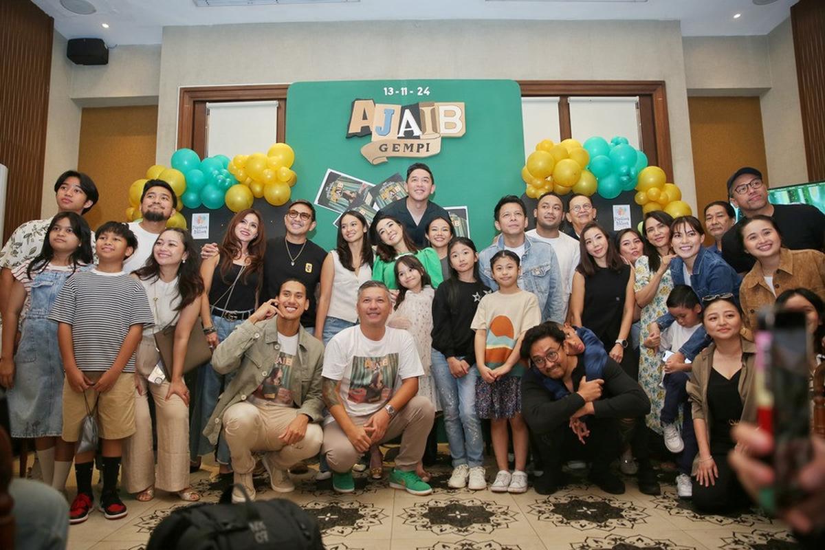 8 Potret Keseruan Perilisan Single Terbaru 'Ajaib' dari Gempi, Dihadiri Nagita Slavina Hingga Ariel NOAH
