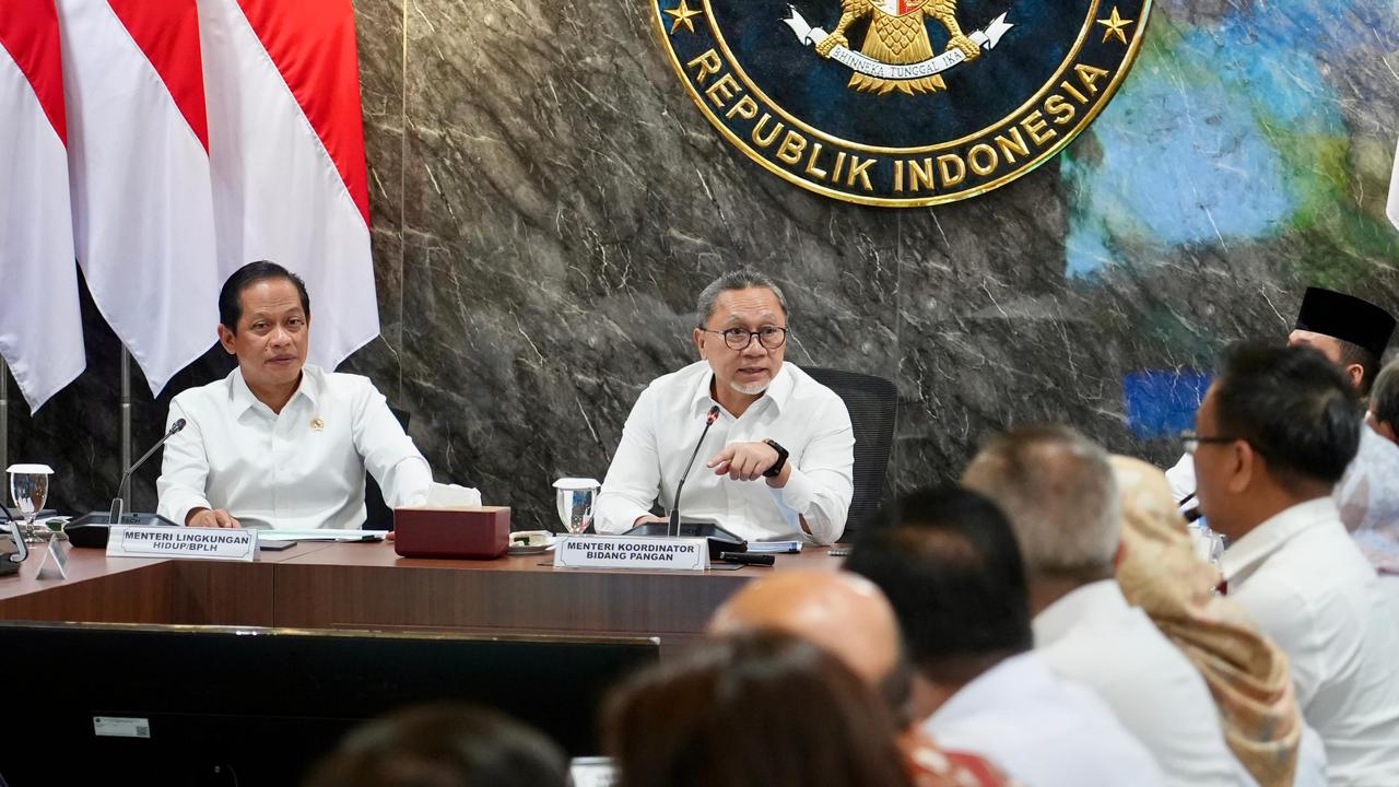 Menko Zulhas Dorong Penguatan Tata Kelola Kawasan Swasembada Pangan, Lingkungan dan Keberlanjutan Prioritas Utama