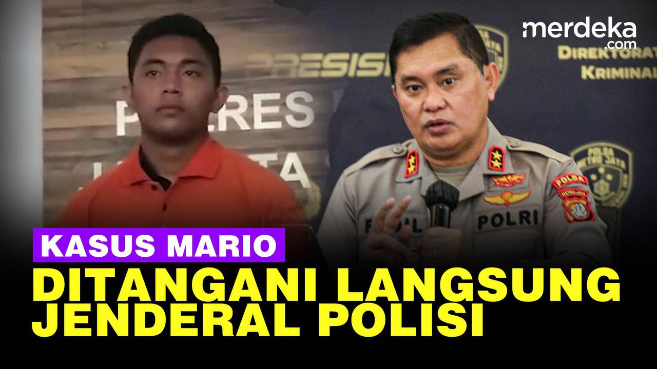 VIDEO: Jenderal Polisi Langsung Turun Tangan Tangani Kasus Mario Aniaya David
