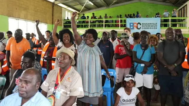 Warga Bougainville setuju untuk memisahkan diri dari Papua Nugini.