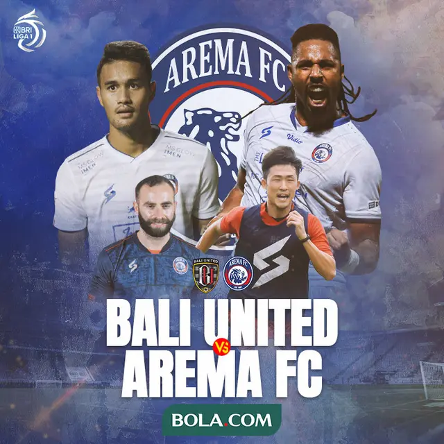 BRI Liga 1 - 4 Pemain Kunci Arema FC Jadi Mimpi Buruk untuk Bali United - Bali United Vs Arema FC