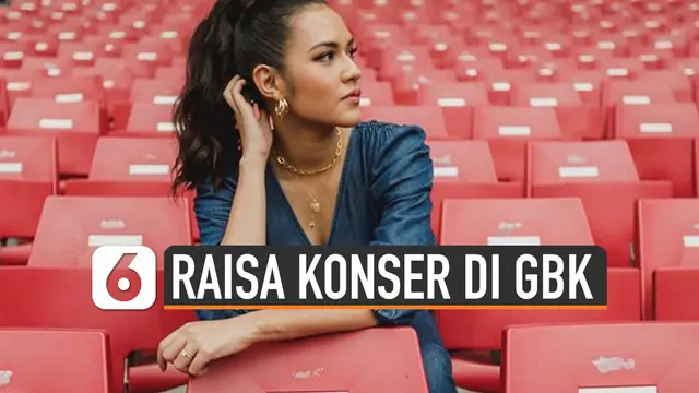 Raisa akan gelar konser pada 27 Juni 2020 di Stadion Utama Gelora Bung Karno.