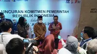 Kepala BKKBN Hasto Wardoyo dalam acara 'Launching Commitment Family Planning 2030' yang diselenggarakan BKKBN dan UNFPA Indonesia di Hotel Westin Jakarta pada Senin, 1 Agustus 2022. (Dok BKKBN RI)
