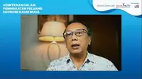 Direktur Eksekutif Indonesia Business Links (IBL), Yayan Cahyana dalam webinar Kemitraan dalam Meningkatkan Peluang Ekonomi Kaum Muda yang digelar Katadata bersama Indonesia Business Links, Kamis (17/12/2020).