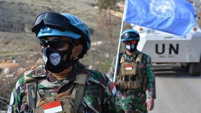 Prajurit TNI Kena Serangan Israel saat Konvoi Pasukan Perdamaian di Lebanon