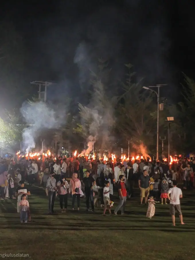 Ronjok Sayak, Tradisi Api dari Bengkulu