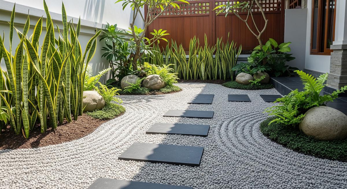 Gravel Garden yang Minim Perawatan dan Tetap Hijau/AI Generated
