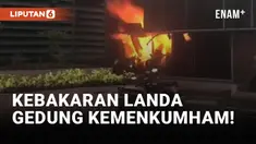 Waduh! Gedung Kemenkumham Kebakaran