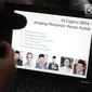 Capres 2024 versi LSI Denny JA diumumkan saat pemaparan survei terkini bertajuk '15 Capres 2024 yang Lolos Radar dan the Legend Award', Jakarta, Selasa (2/7/2019). Di antaranya Prabowo Subianto, Sandiaga Uno, Airlangga Hartarto, AHY, Puan Maharani, dan Muhaimin Iskandar. (Liputan6.com/Faizal Fanani)
