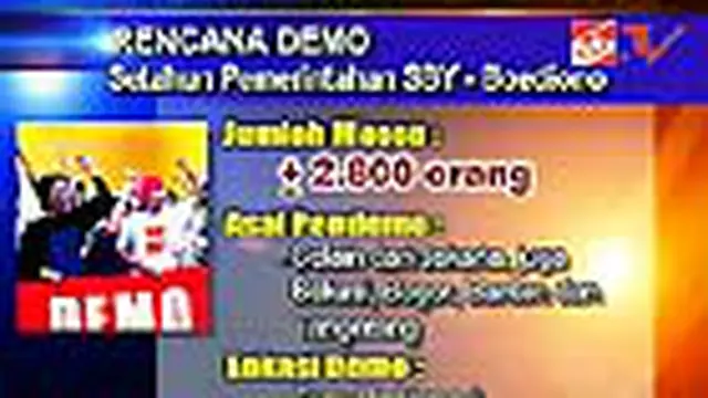 Besok, Ribuan Pendemo Padati Jakarta