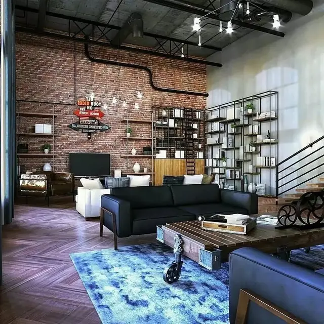 Desain Rumah Gaya Industrial Elegan