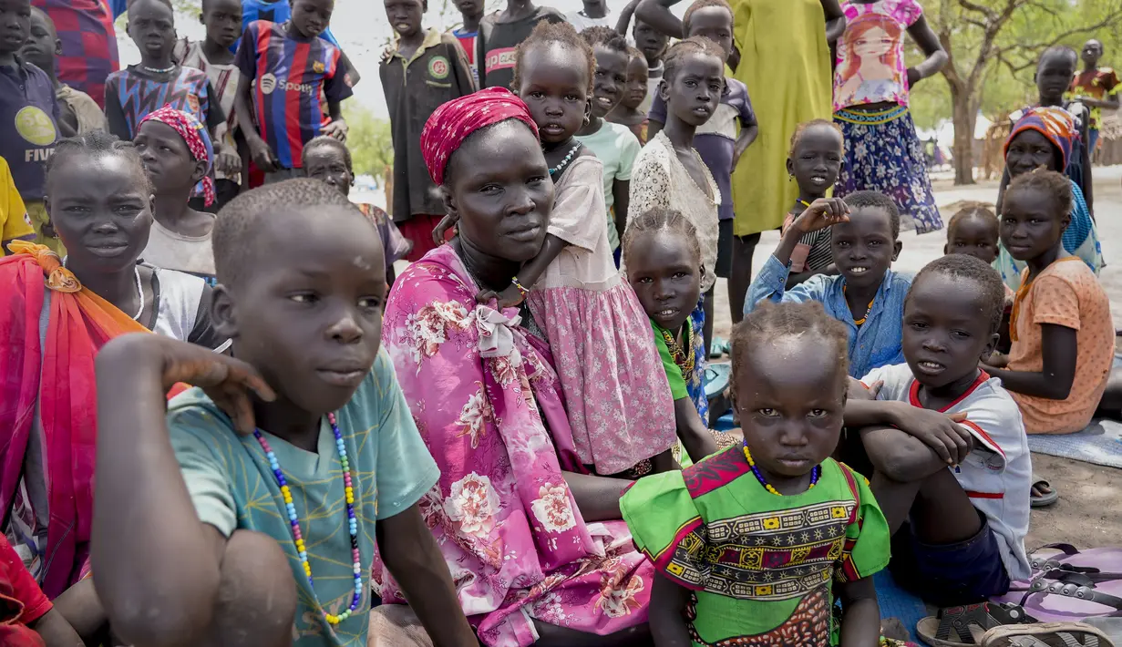 Awal bulan ini, Perserikatan Bangsa-Bangsa (PBB) memperingatkan bahwa 180.000 warga Sudan Selatan akan kembali ke negaranya pada bulan Agustus dan meminta lebih dari 95 juta dolar AS untuk bantuan mendesak. (AP Photo/Sam Mednick)