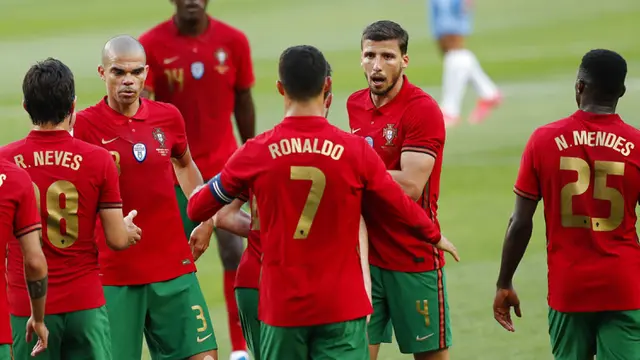 FOTO: Portugal Bantai Israel 4-0 pada Laga Persahabatan