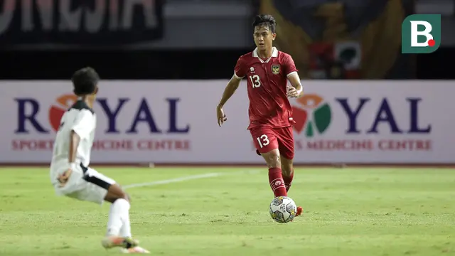 Pemain Timnas Indonesia U-20 Dimas Juliono Pamungkas