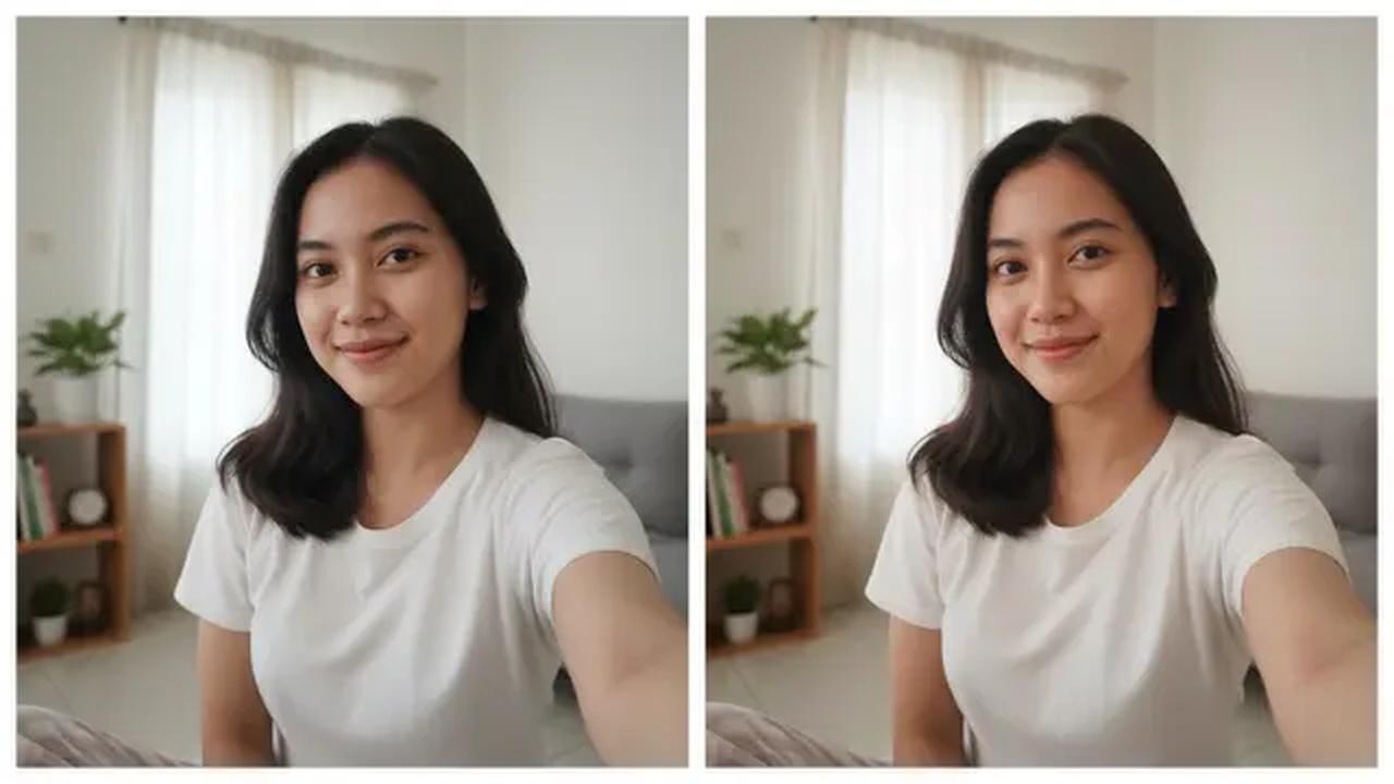 Prompt Gemini AI Terbaik untuk Edit Foto Wajah Selfie agar Glowing dan Natural (created by AI)