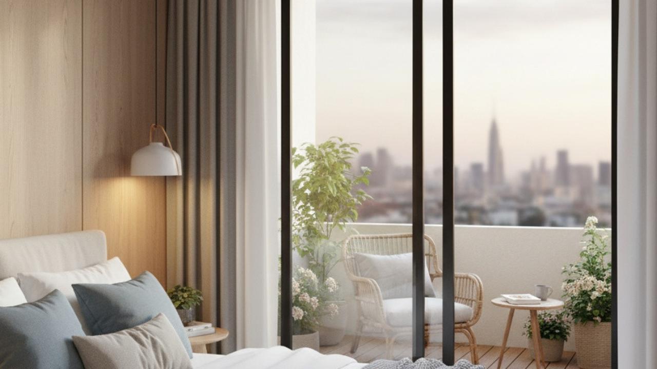 Inspirasi Kamar Tidur dengan Teras Mini