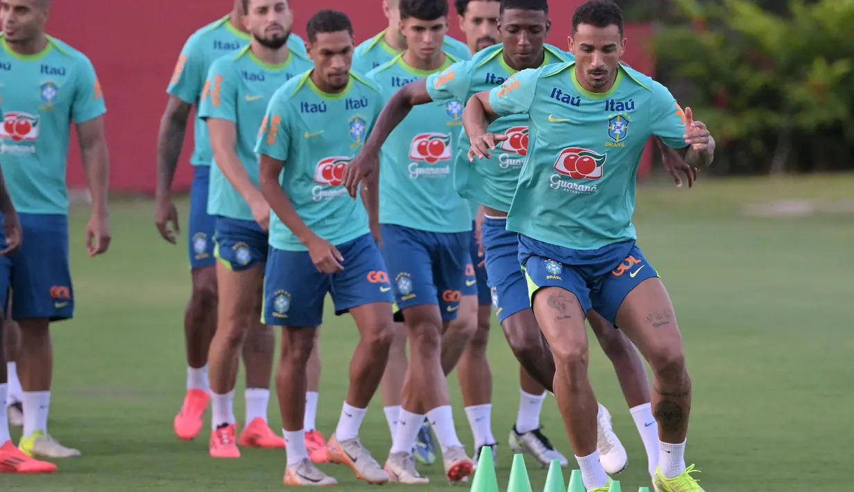 Timnas Brasil terus menunjukkan peningkatan performa di Kualifikasi Piala Dunia 2026 zona Conmebol. (Nelson ALMEIDA/AFP)