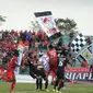 Persipur Purwodadi menang 2-0 atas PPSM Sakti Magelang dalam lanjutan Liga 2 di Stadion Kridha Bakti, Purwodadi, Minggu (7/5/2017). (Liputan6.com/Felek Wahyu)