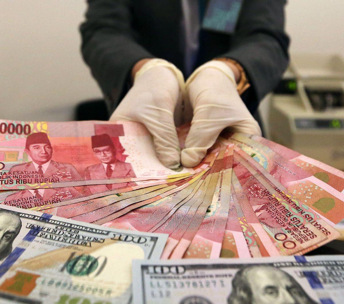 Emil menuturkan pelemahan rupiah sejak awal tahun ini lebih sedikit dibandingkan naiknya dolar.