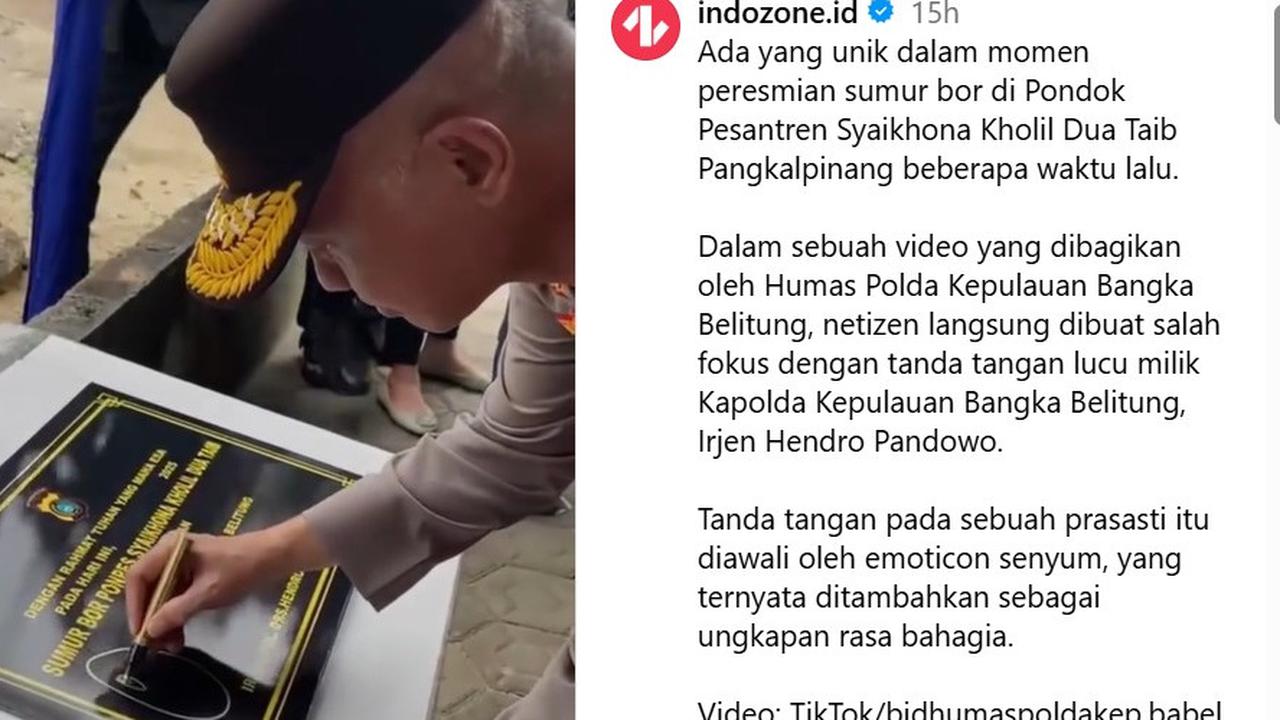 Cerita di Balik Viral Tanda Tangan Jenderal Bintang Dua Pakai Simbol Senyum di Atas Prasasti