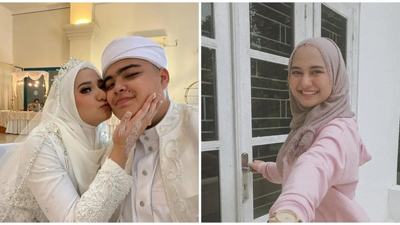Resmi Menikah, Ini 6 Potret Nadzira Shafa Istri Ameer Azzikra Adik Alvin Faiz