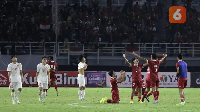 Selebrasi Pemain Timnas Indonesia U-20