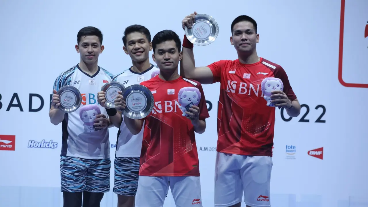 Leo Rolly Carnando/Daniel Marthin - Leo/Daniel - Singapore Open 2022 - 17 Juli-1