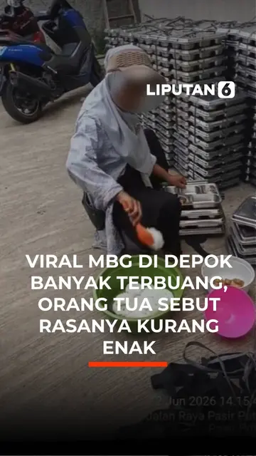 Viral MBG di Depok Banyak Terbuang, Orang Tua Sebut Rasanya Kurang Enak