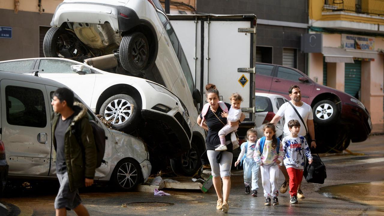 Banjir parah di Valencia