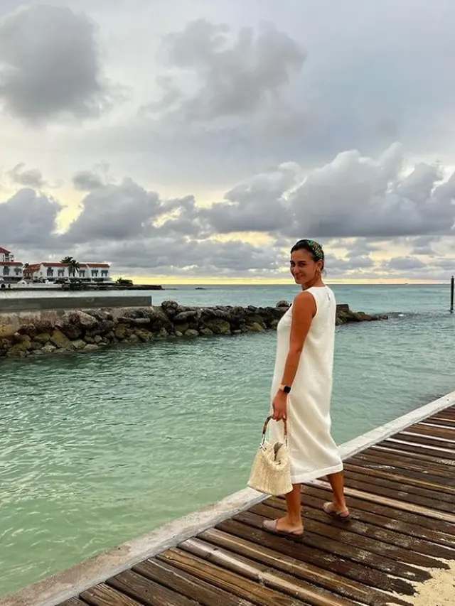 Marissa Nasution di Bahama (Instagram/marissaln)