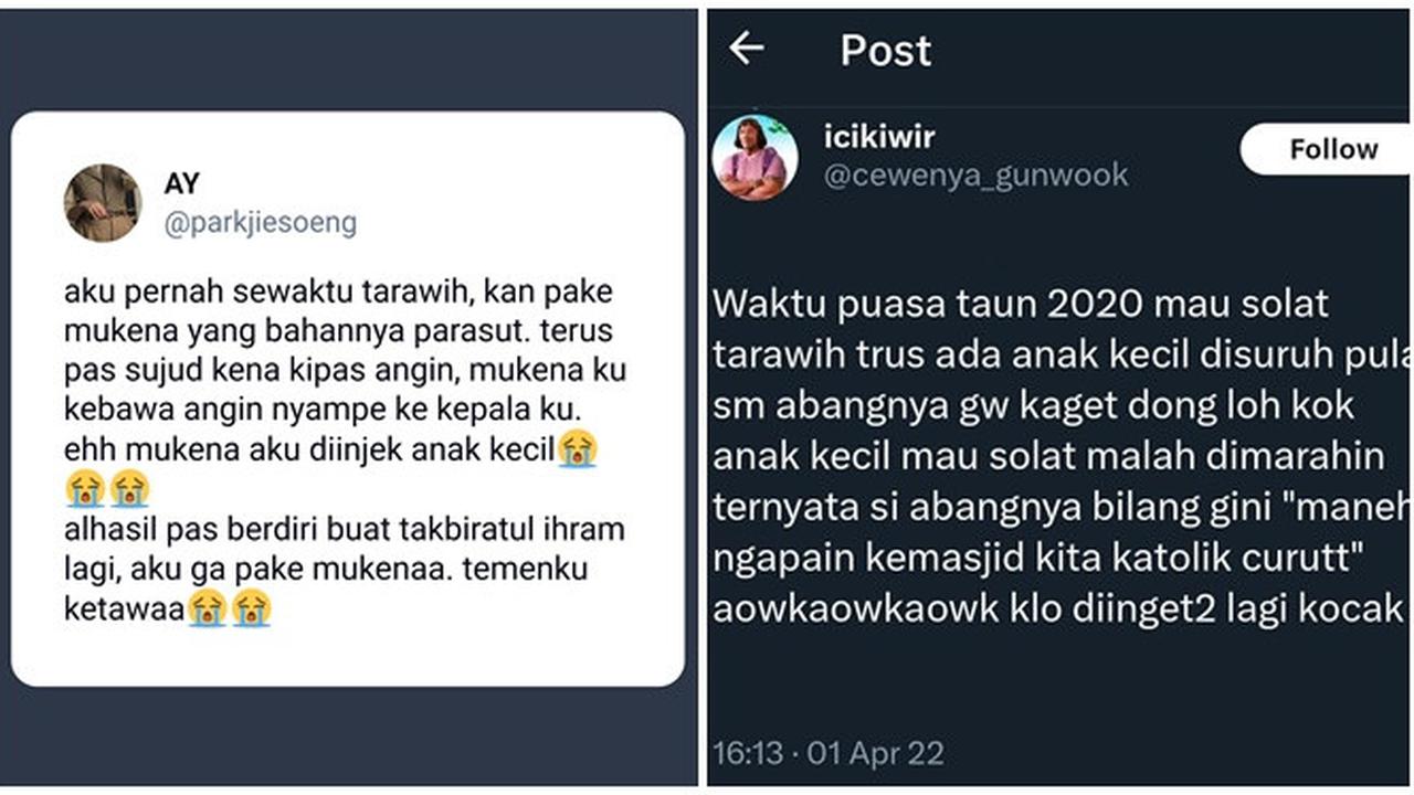 6 Cerita Lucu Netizen ketika Shalat Tarawih di Masjid Ini Bikin Ketawa