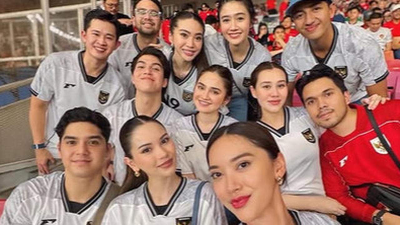 Cantiknya Bumil Aaliyah Massaid Saksikan Laga Timnas Indonesia vs Bahrain di GBK, Circle-nya Gak Kaleng-kaleng