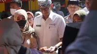 Sandiaga Uno saat di Banyuwangi. (Ist).