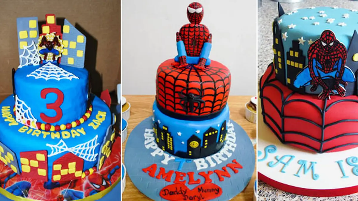 Kue Black Forest Animasi Spiderman yang Kreatif Ciptakan Momen Special