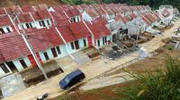 Perumahan  bersubsidi di Bukit Rancayamaya Residences, Caringin, Bogor, Minggu (14/02/2021). PT BTN Tbk mengalami lonjakan penyaluran KPR subsidi pada kuartal  III dan kuartal IV tahun 2020 setelah sempat mengalami penurunan pada kuartal kedua. (merdeka.com/Arie Basuki)