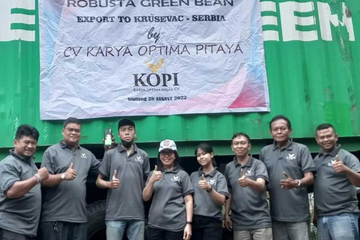Ekspor kopi Indonesia ke Serbia.