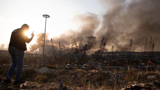 Kondisi di Beirut Lebanon Setelah Ledakan Dahsyat