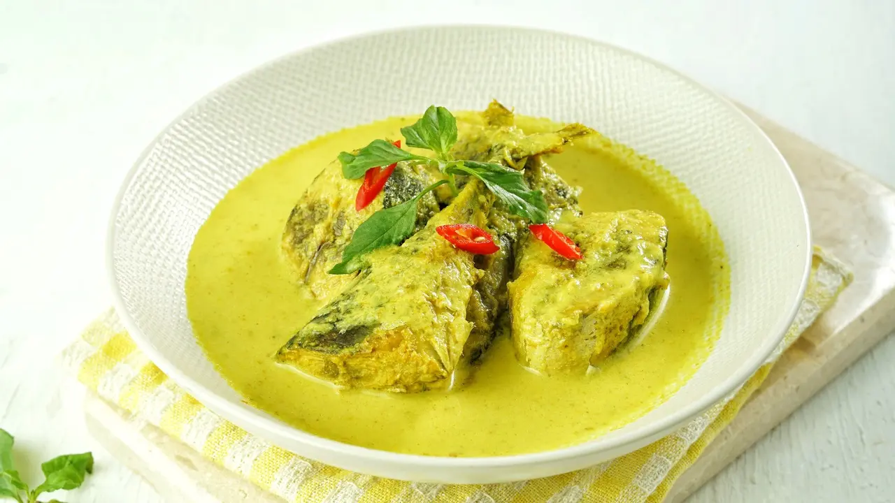 Ilustrasi sayur kuning ikan