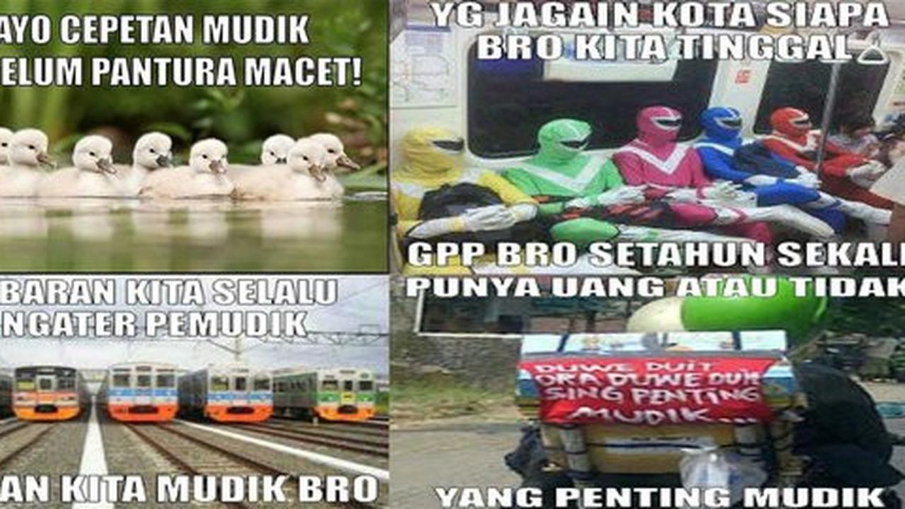 Meme mudik lucu ini dijamin bikin tertawa terpingkal-pingkal