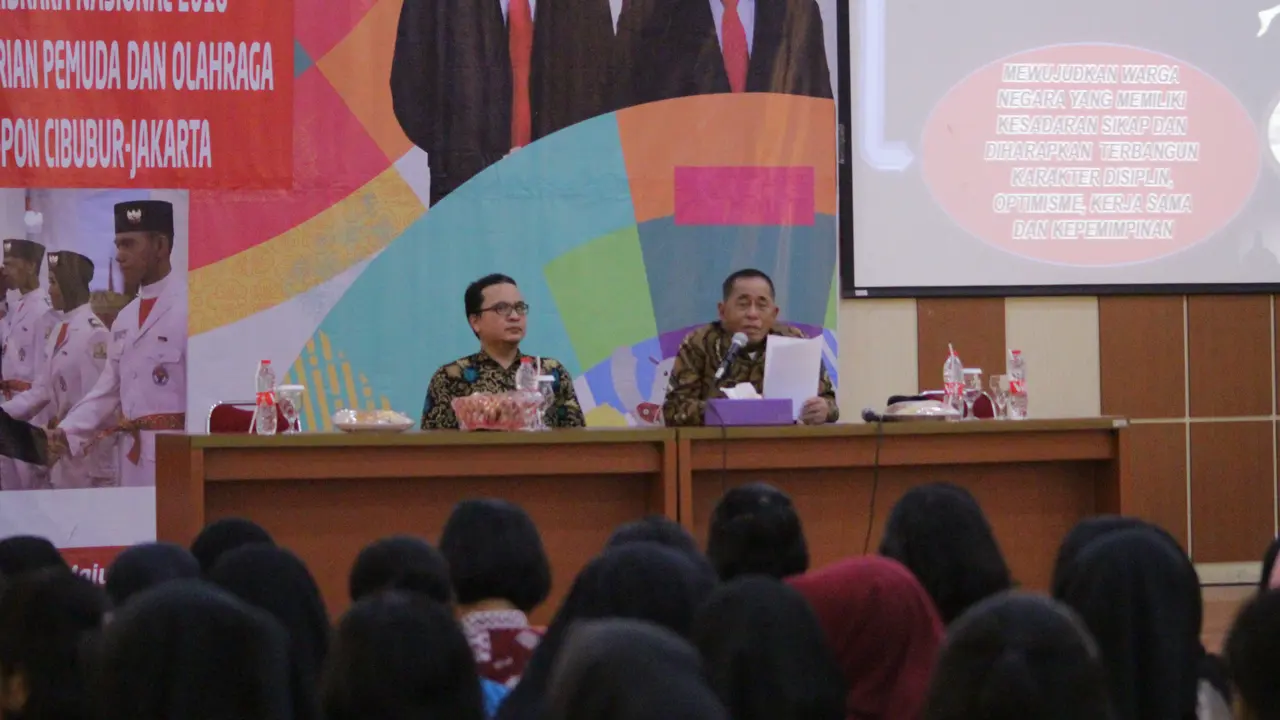 Menteri Pertahanan Ryamizard Ryacudu berikan pesan tentang pentingnya bela negara terhadap para Calon Paskibraka 2018 (Foto: M. Fajri Erdyansyah)