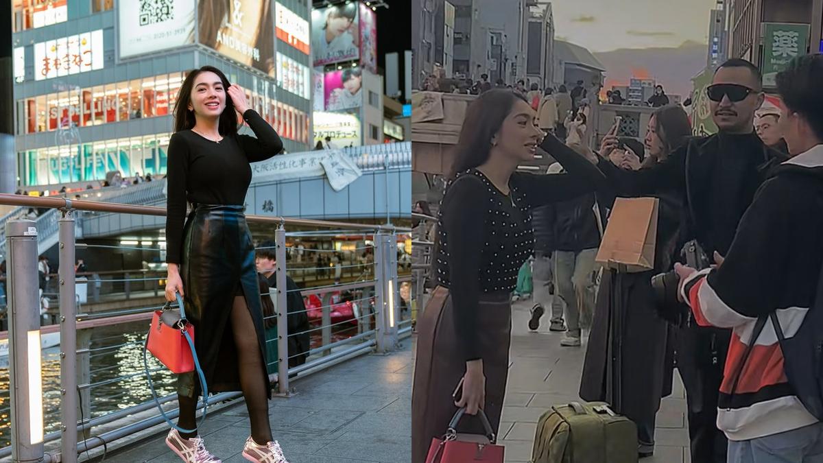 7 Potret Angel Karamoy Liburan di Jepang, Viral Video Bareng Gusti Eka