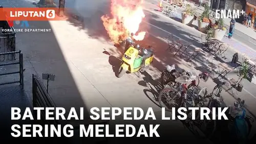 VIDEO: Baterai Sering Meledak, Keamanan Sepeda Listrik Mendapat Sorotan