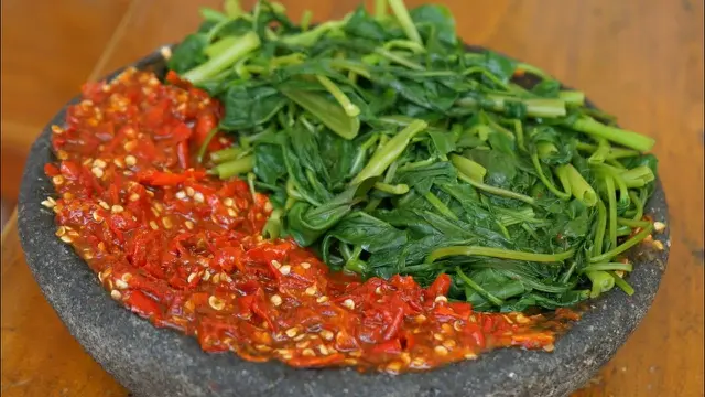 Resep Kangkung Bumbu Rujak