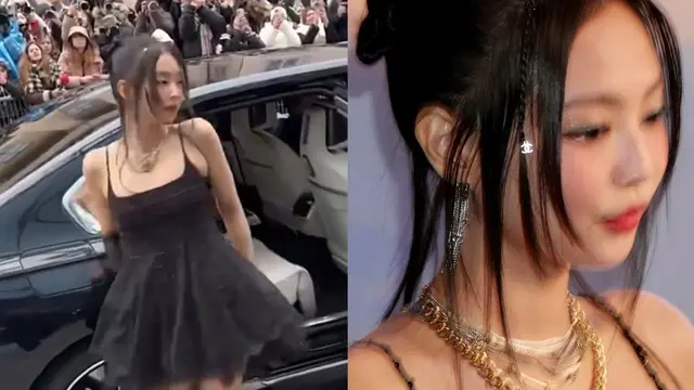 Jennie BLAKPINK di Paris Fashion Week 2024. (Dok: X @jenniepics)